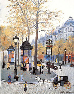Le Paris de ma Jeunesse Suite (Boulevard) by Michel Delacroix