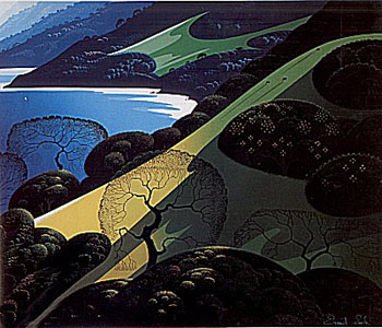 Above the Sea by Eyvind Earle