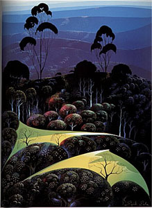 Inland From The Sea by Eyvind Earle