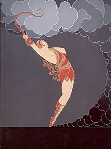 At the Theater Suite (Dancer) by Erte