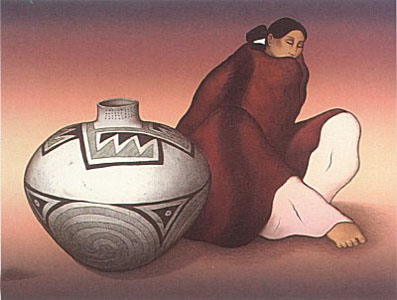 Anasazi Jar by R.C. Gorman