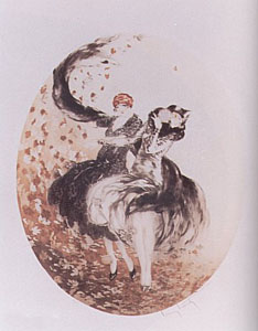 Autumn Leaves by Louis Icart