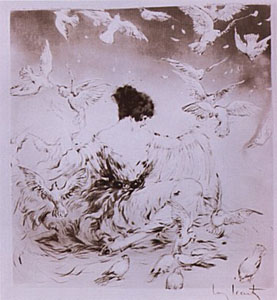 Doves by Louis Icart