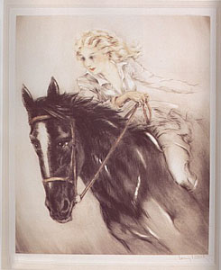 Horsewoman by Louis Icart
