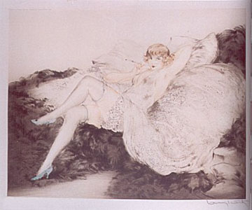 White Underwear by Louis Icart