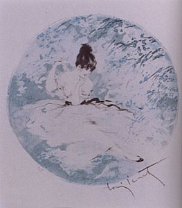 Winter (In Blue) by Louis Icart