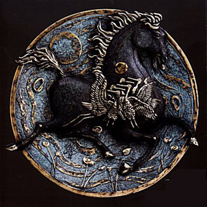 Antiquities Collection (Platter) (Horse) by Jiang
