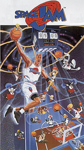 Space Jam (signed by Michael Jordan) (Remarqued) by Melanie Taylor Kent