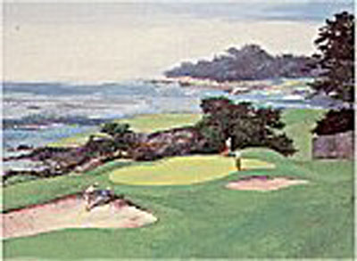 Golf Series I (Seaside) by Mark King