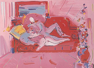 Dega and Woman by Peter Max