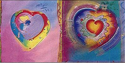 Hearts II by Peter Max