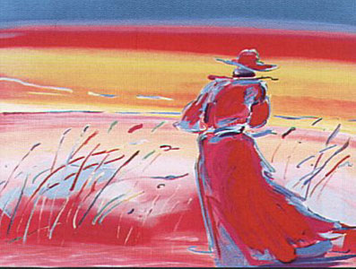 Walking in Reeds by Peter Max