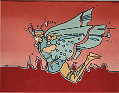 Winged Flyer II by Peter Max