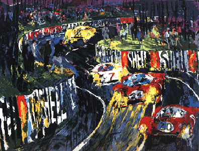 24 Hours at LeMans by LeRoy Neiman