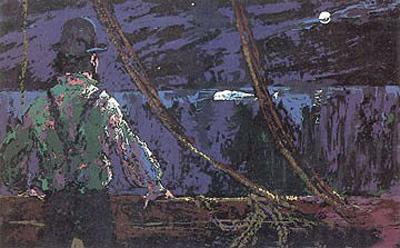 Ahab at the Night Watch by LeRoy Neiman