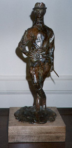 Male Jockey (Bronze) by LeRoy Neiman