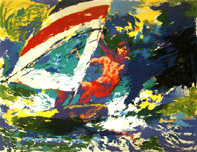 Wind Surfing by LeRoy Neiman