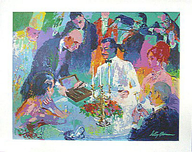 Wine, Women, & Cigar by LeRoy Neiman