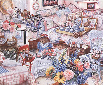 Tea Time Cottage by Susan Rios