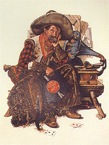 Dreams of Long Ago by Norman Rockwell