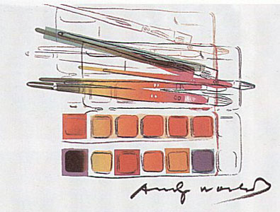 Watercolor Paintkit with Brushes (FS 288) by Andy Warhol