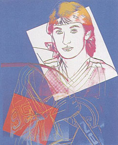 Wayne Gretzky #99 by Andy Warhol