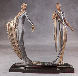 Duetto (Bronze) by Erte