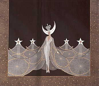 Queen of the Night by Erte