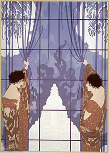 Winter's Arrival by Erte