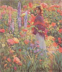 Private Garden (Deluxe Canvas) by Don Hatfield
