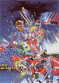 1988 Winter Olympic Games by Hiro Yamagata